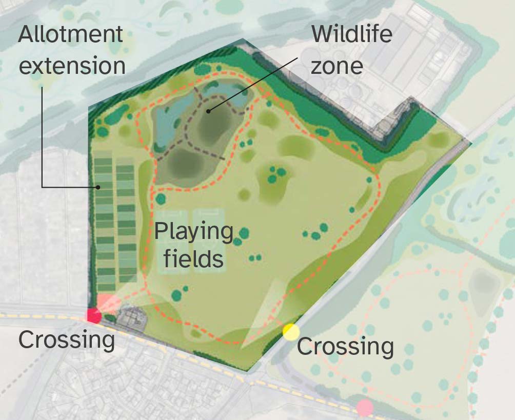 Landscape plan for Rowley Common